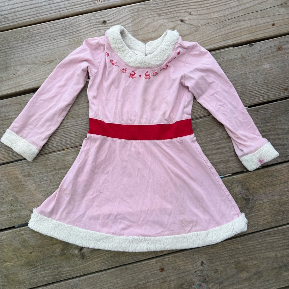 Hanna Andersson Buddy the Elf Jovie Dress - size 3T